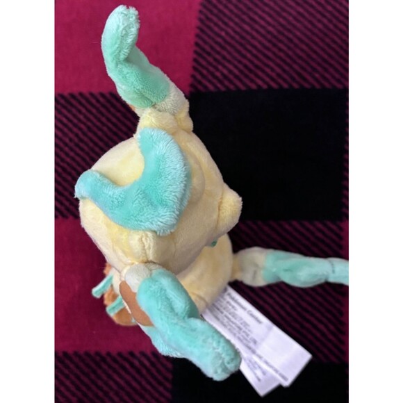 Pokemon Center Leafeon Plush 6" Sitting Cuties Cute Eeveelution Pokemon Fit - Picture 5 of 8